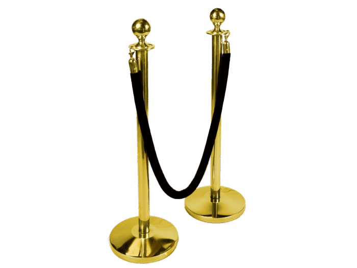 Grant Stanchion Pole – Gold