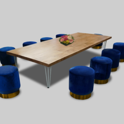 BLUE-Please-White-Hairpin-Grand-Coffee-Table-with-Eleganza-Pouffes
