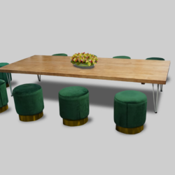 GREEN-Please-White-Hairpin-Grand-Coffee-Table-with-Eleganza-Pouffes