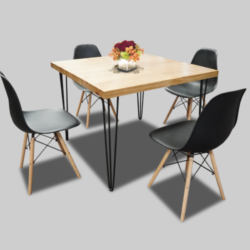 Hairpin-Square-Black-Dining-Table-with-Black-Scandinavian-Chairs-e1643882221620