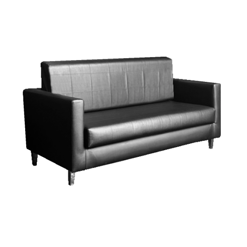 Sophie Black 2-Seater Sofa