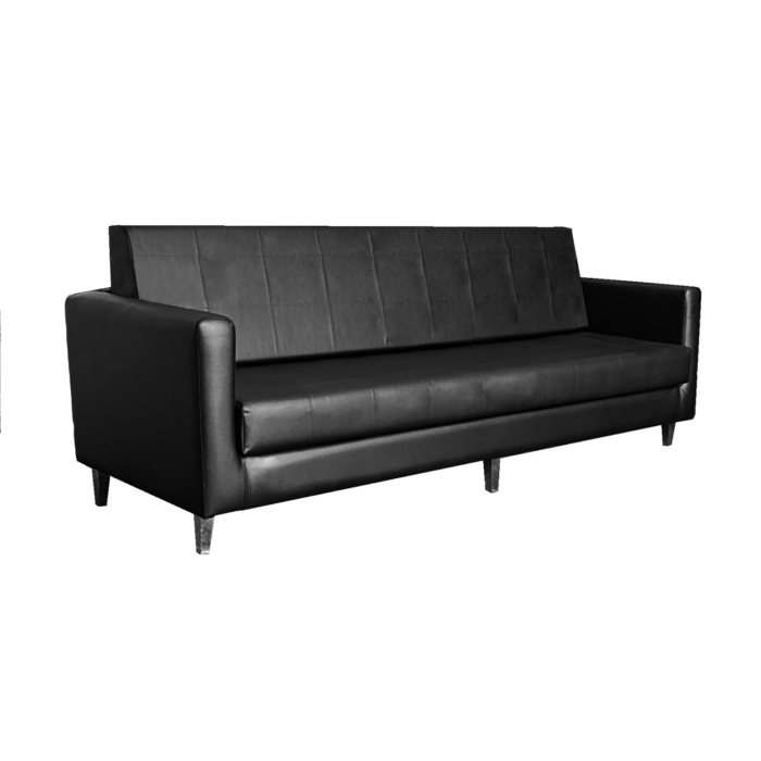 Sophie Black 3-Seater Sofa