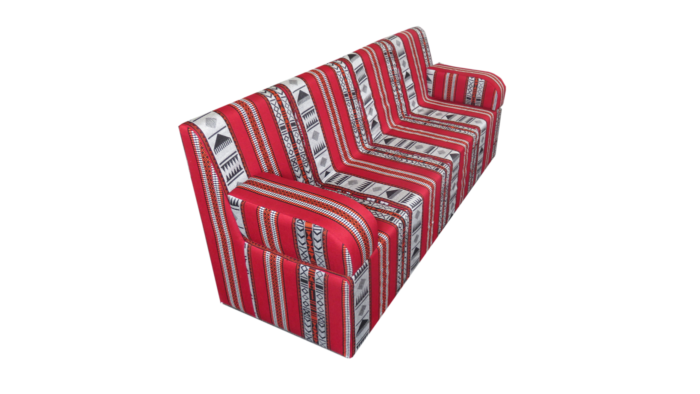 High Arabic Majlis 3-Seater Sofa with Arms