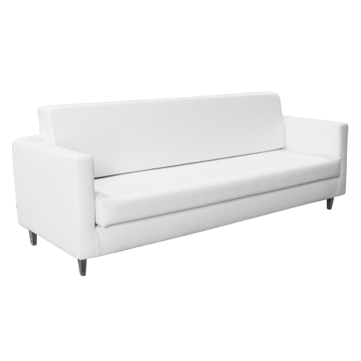 Sophie White 3-Seater Sofa