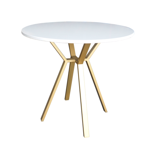 Aster Bistro Table, Gold Base