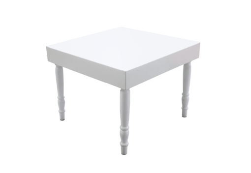 Avalon Square White Dining Table