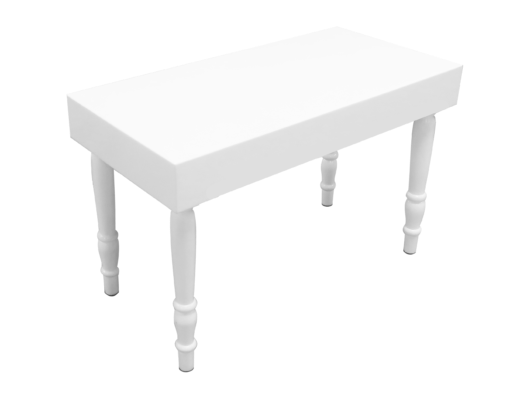 Avalon Rectangular White Dining Table