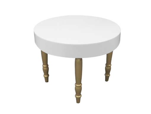 Avalon Round Gold Dining Table