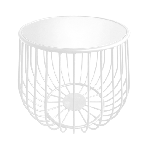 Eclipse White Wire Coffee Table