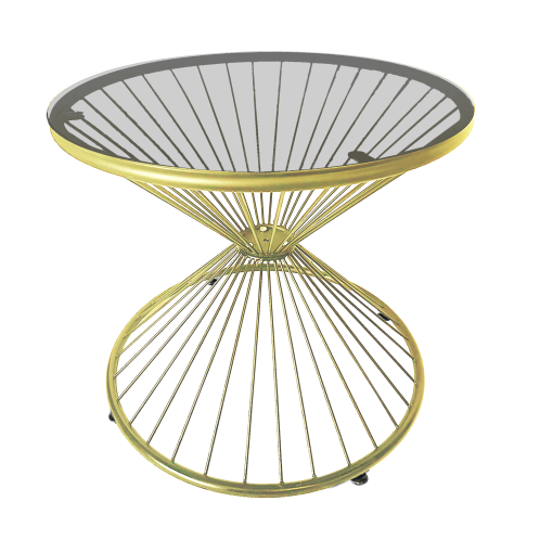 Polaris Gold Wire Coffee Table