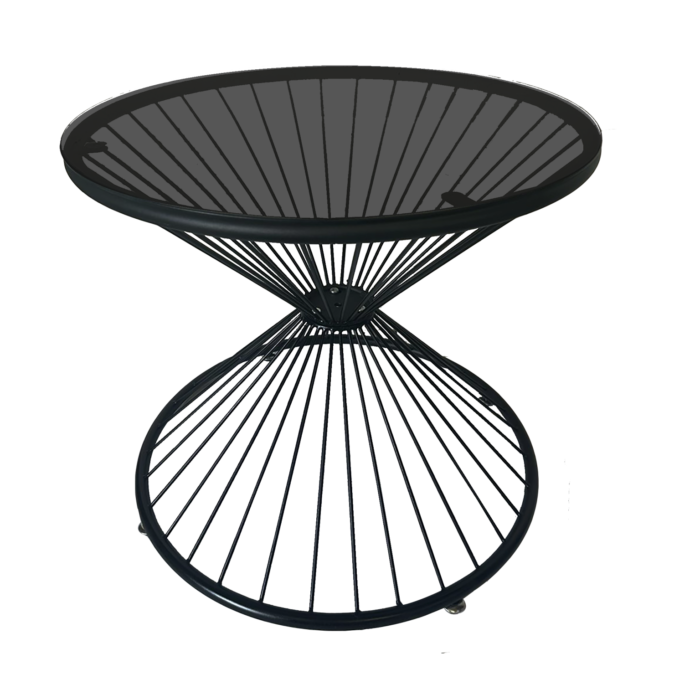 Polaris Black Wire Coffee Table