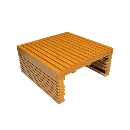 Braun Pallet Square Coffee Table