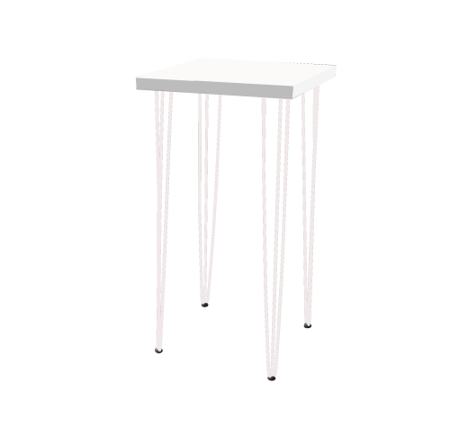 Hairpin Dice White High Table