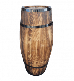 Provinzia Wooden Barrel Cocktail Table