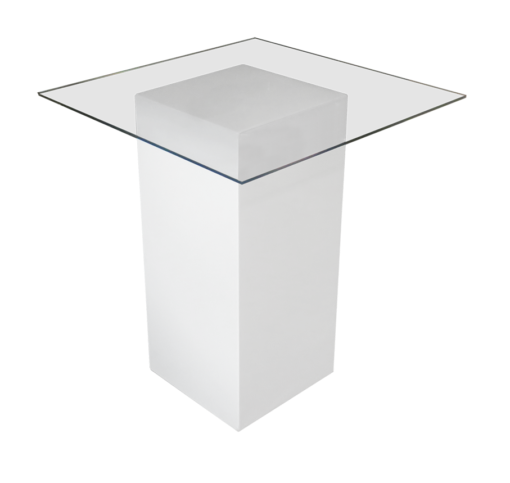 Le Minou Square Glass High Table