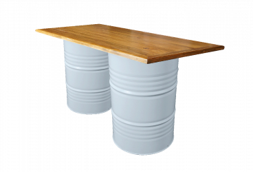 Collins Bar Table – White