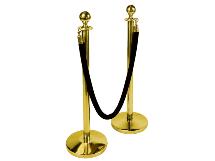 Grant Stanchion Pole – Gold