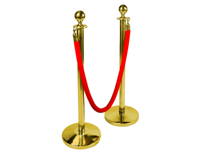 Kelly Stanchion Rope – Red
