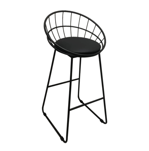 Florence Black Wire Barstool