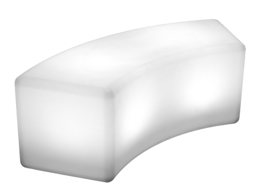 Calyx LED Curved Bench